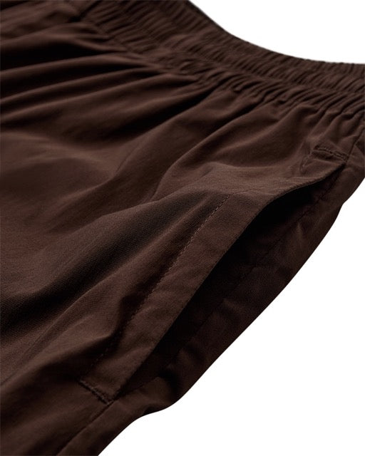 sidelomme på brune culotte bukser. Freequent FQJULES-PANTS | Coffee Bean
