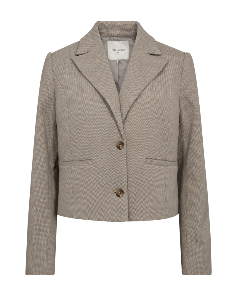 Freequent FQSILLEN- JACKET | Desert Taupe w. Moonbeam