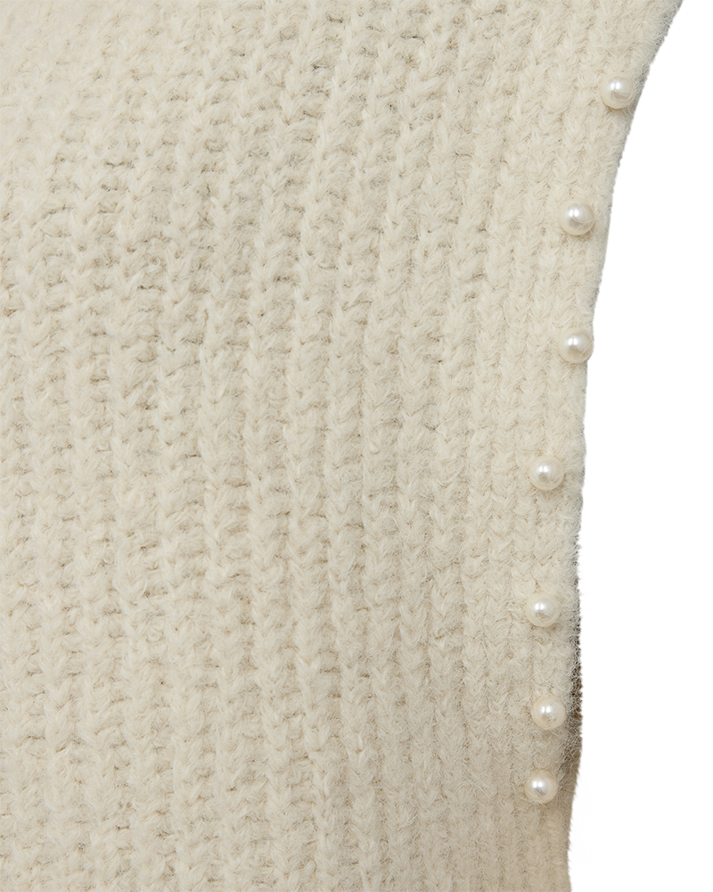 Freequent FQGRSLULU-WAISTCOAT | Moonbeam Melange