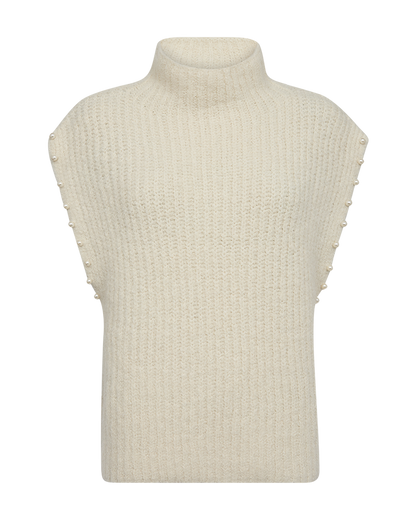 Freequent FQGRSLULU-WAISTCOAT | Moonbeam Melange