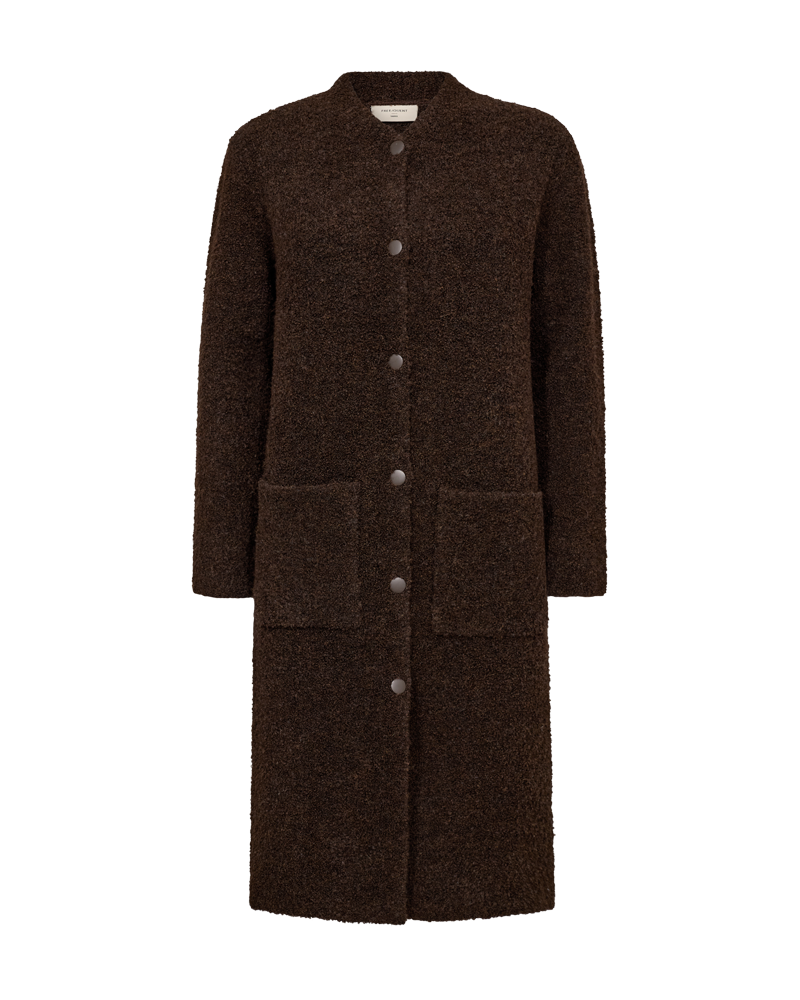 Freequent FQJUMP-CARDIGAN | Coffee Bean Melange