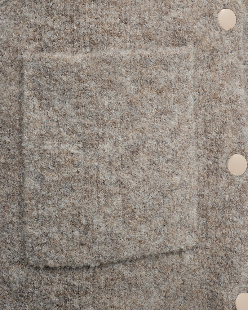 Freequent FQJUMP-CARDIGAN | Desert Taupe Melange