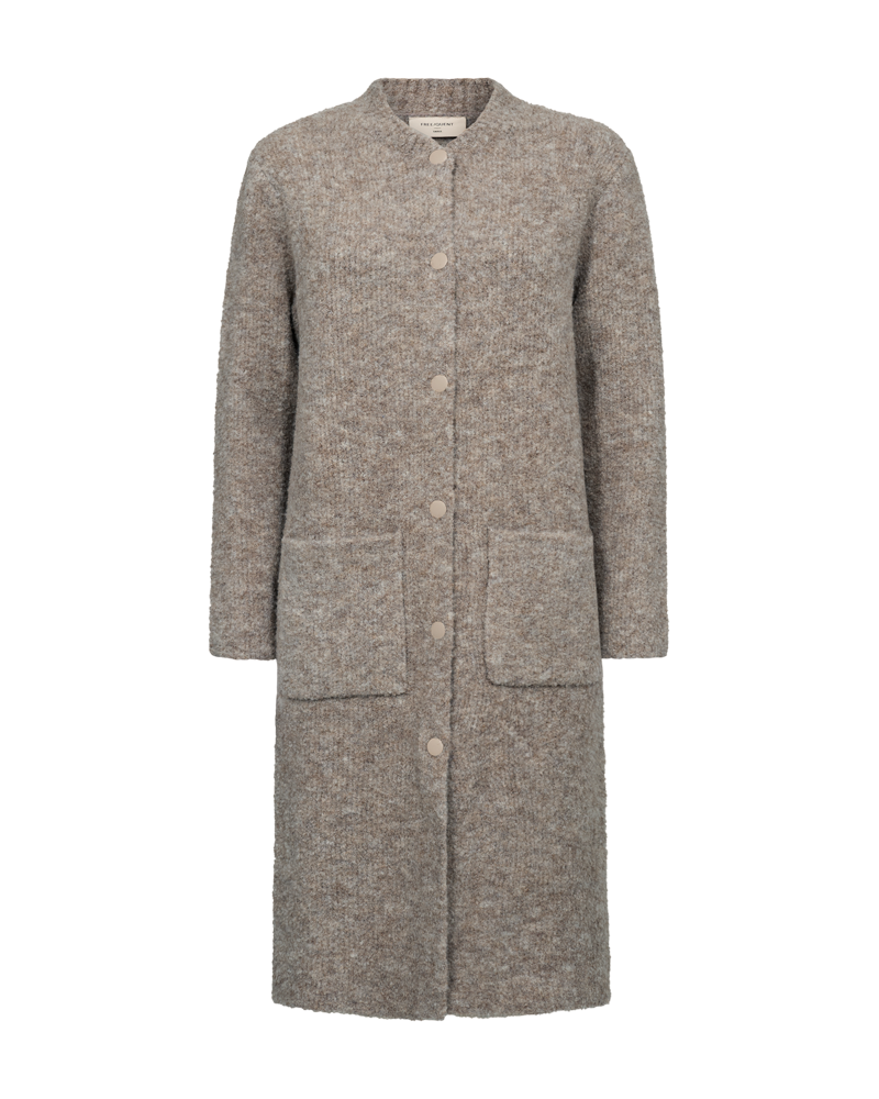 Freequent FQJUMP-CARDIGAN | Desert Taupe Melange