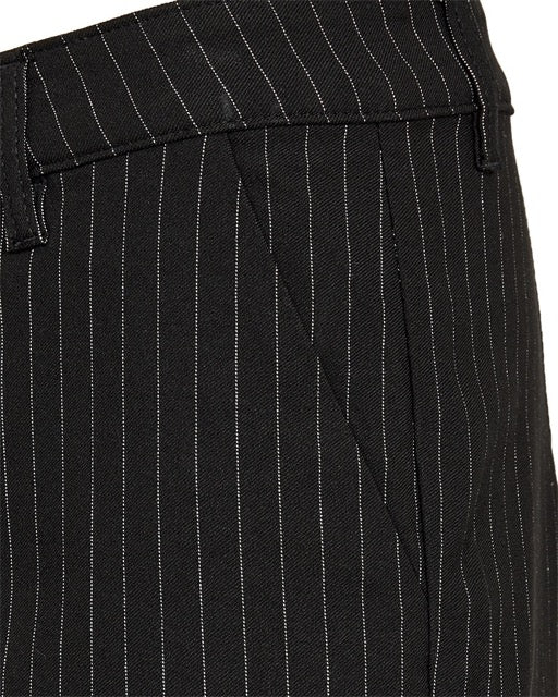 sorte stribede bukser. Freequent FQREX-PANTS Black w. Star Off-white