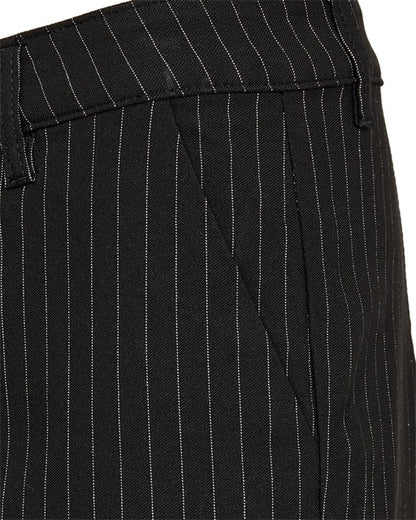 sorte stribede bukser. Freequent FQREX-PANTS Black w. Star Off-white