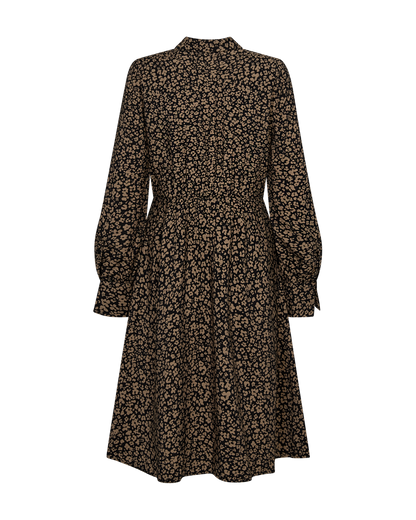 Freequent FQMOLLI-DRESS | Black w. Desert Taupe
