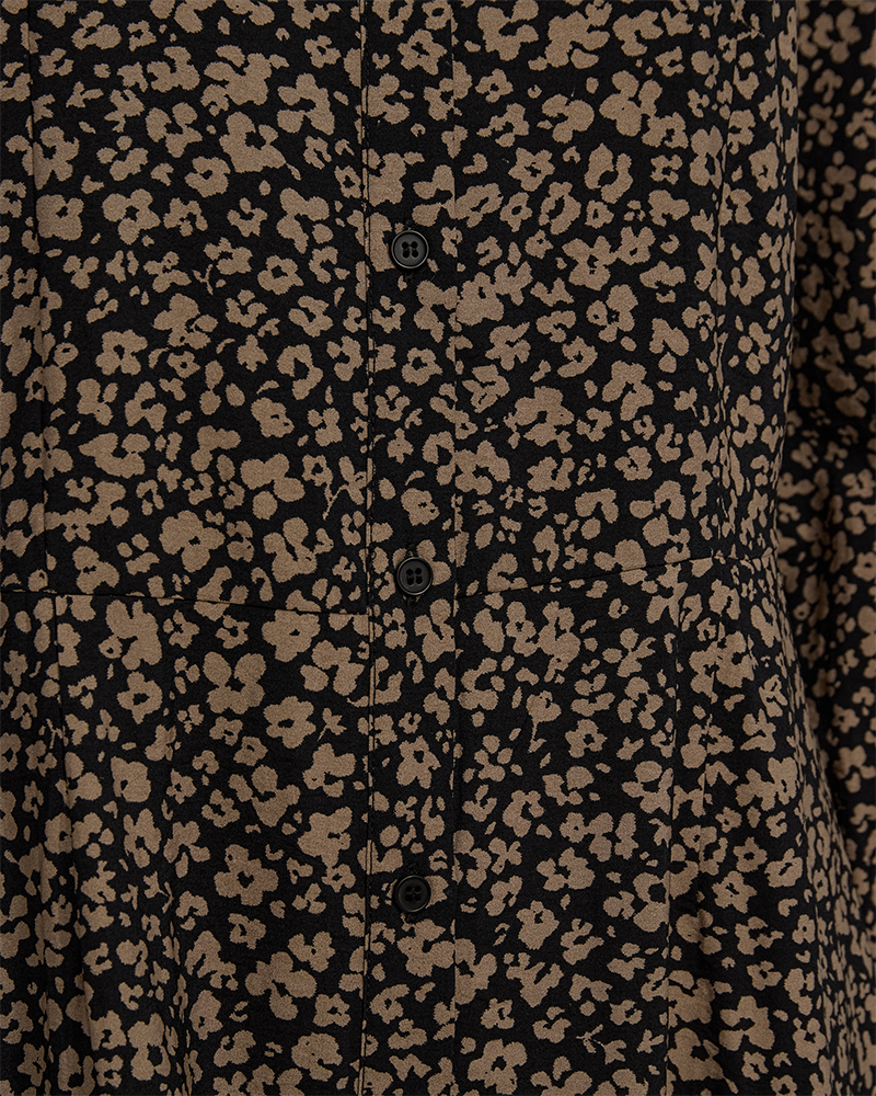 Freequent FQMOLLI-DRESS | Black w. Desert Taupe
