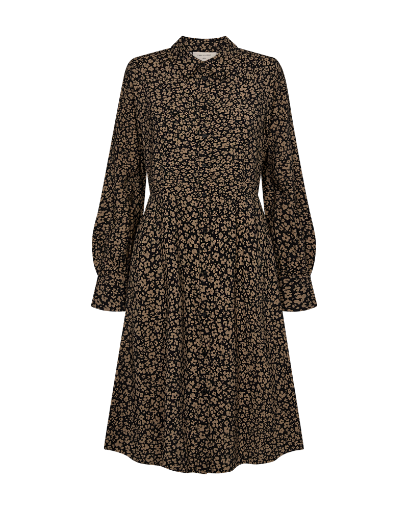 Freequent FQMOLLI-DRESS | Black w. Desert Taupe