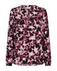 pink mønstret bluse Freequent FQHIRSE-BLOUSE Port Royale w. Black
