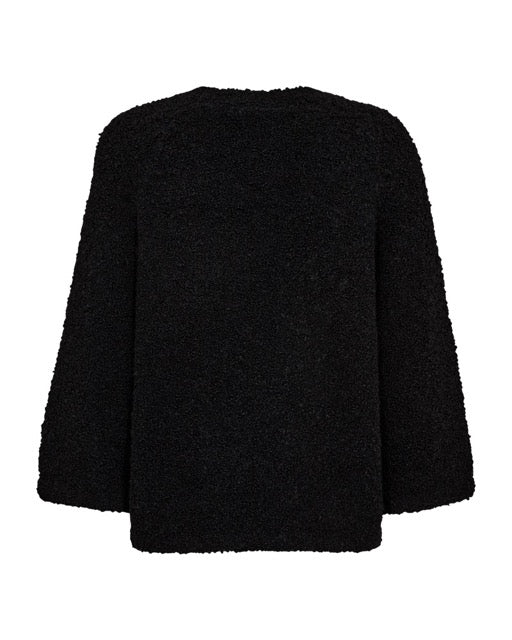 sort strik Freequent FQGRSCHRISTA-PULLOVER Black