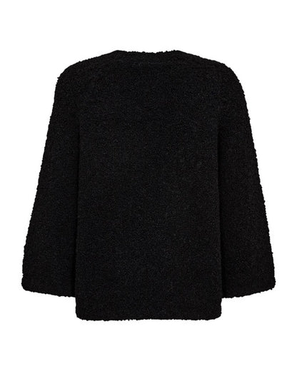 sort strik Freequent FQGRSCHRISTA-PULLOVER Black