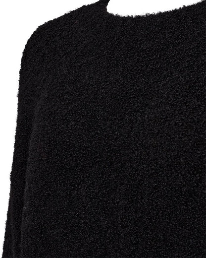 sort strik Freequent FQGRSCHRISTA-PULLOVER Black