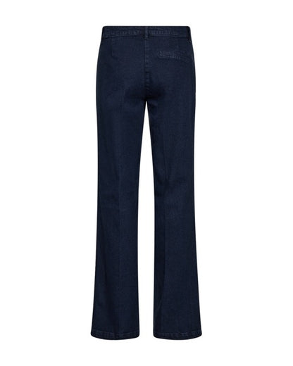 blå jeans Freequent FQISODORO-PANTS Dark Blue Denim