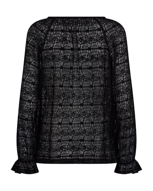 sort bluse Freequent FQIBENA-BLOUSE Black