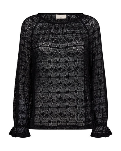 sort bluse Freequent FQIBENA-BLOUSE Black