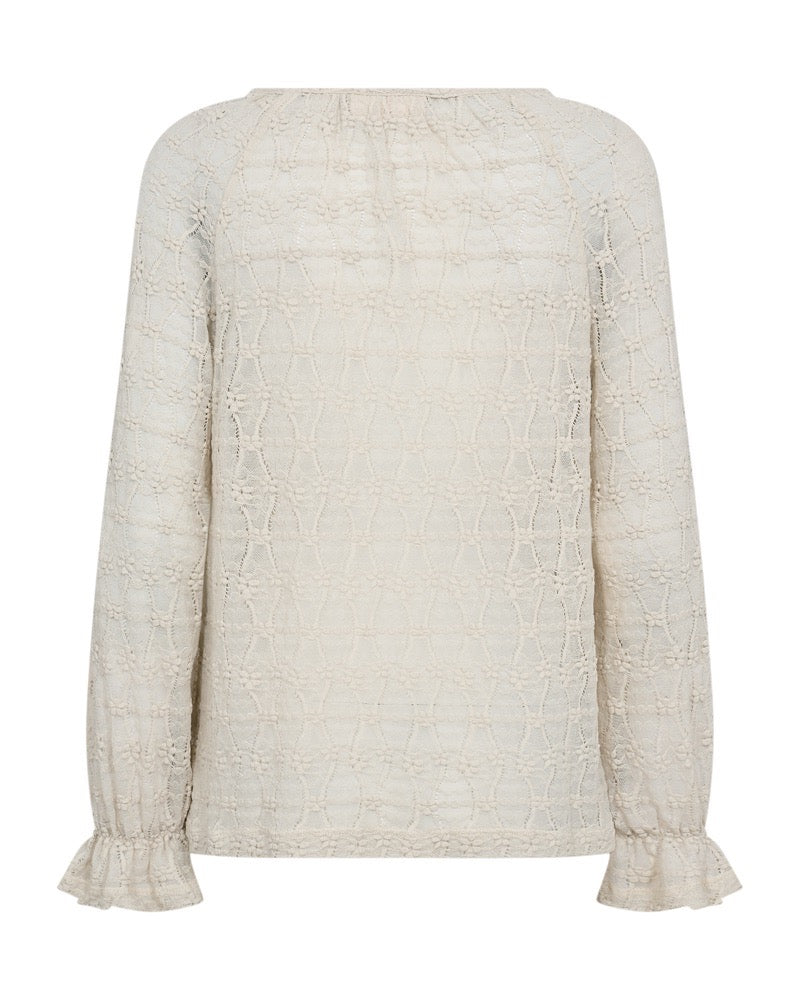 lys sandfarvet bluse Freequent FQIBENA-BLOUSE Moonbeam