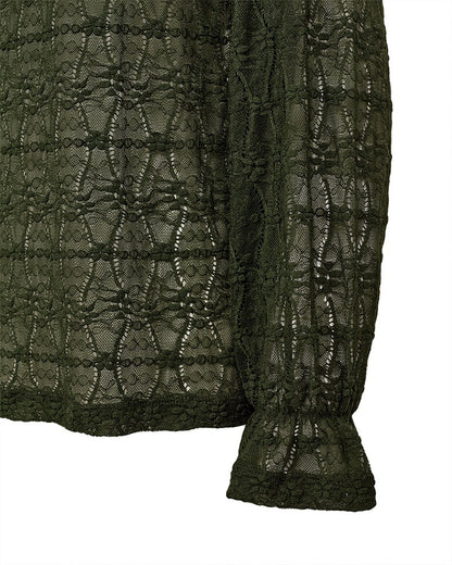 grøn bluse Freequent FQIBENA-BLOUSE Kombu Green