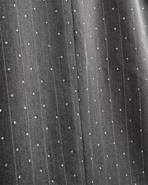 grå vest med similisten. Freequent FQWIDY-WAISTCOAT Dark Grey Mel w Star Off-white