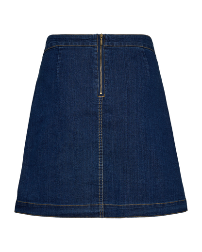 Freequent FQLORI-SKIRT | Medium Blue Denim