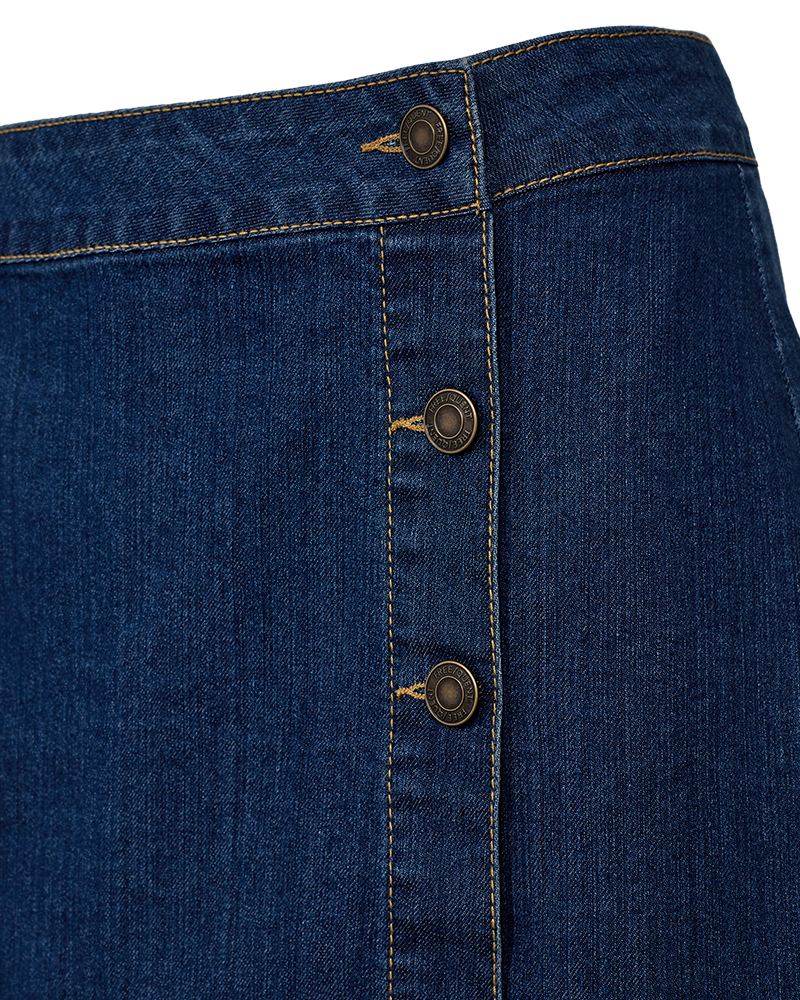 Freequent FQLORI-SKIRT | Medium Blue Denim