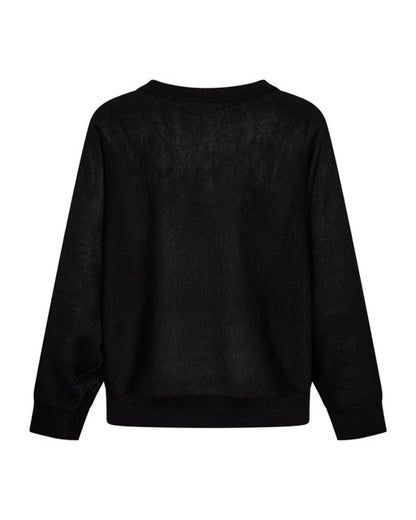 sort strik Freequent FQBETTY-PULLOVER Black