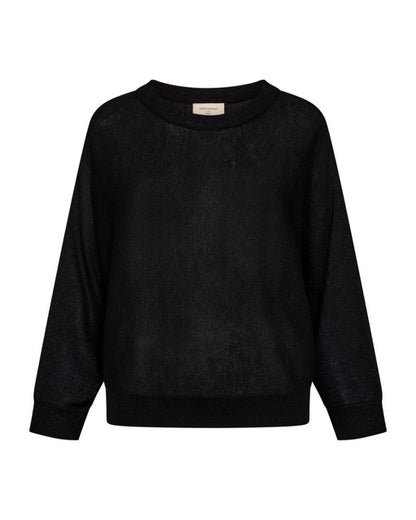 sort strik Freequent FQBETTY-PULLOVER Black