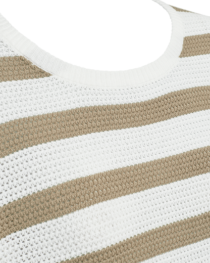 FQDODO-PULLOVER - Star Offwhite w. silver Mink