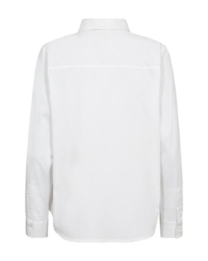 ryggen af klassisk hvid skjorte Freequent FQOXFORD-SHIRT Off-white