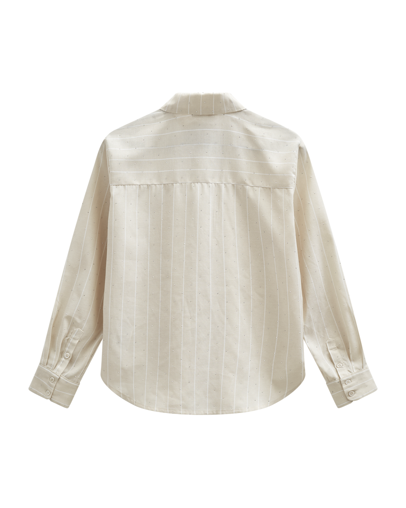 FQSOLLY-SHIRT - Moonbeam w. star Off-white