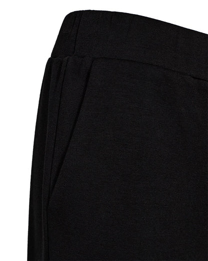sidelomme på sorte bukser Freequent FQTRINNY-PANTS Black