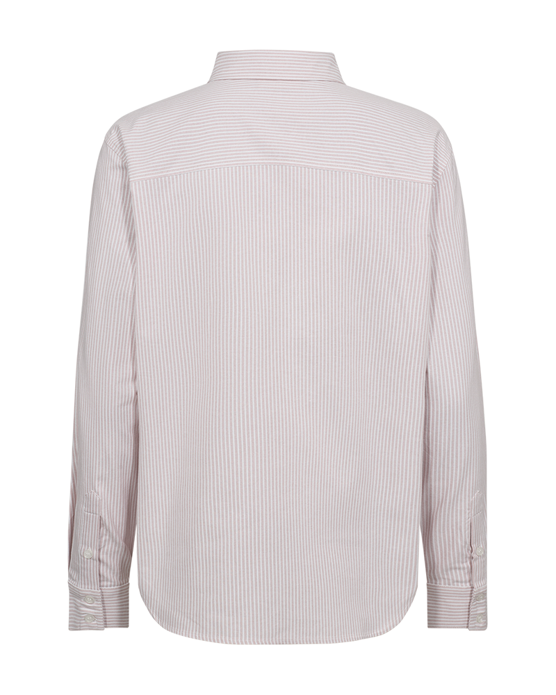 Freequent FQOXFORD-SHIRT | Pale Mauve w. Off-white