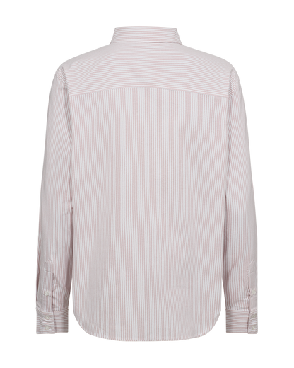 Freequent FQOXFORD-SHIRT | Pale Mauve w. Off-white