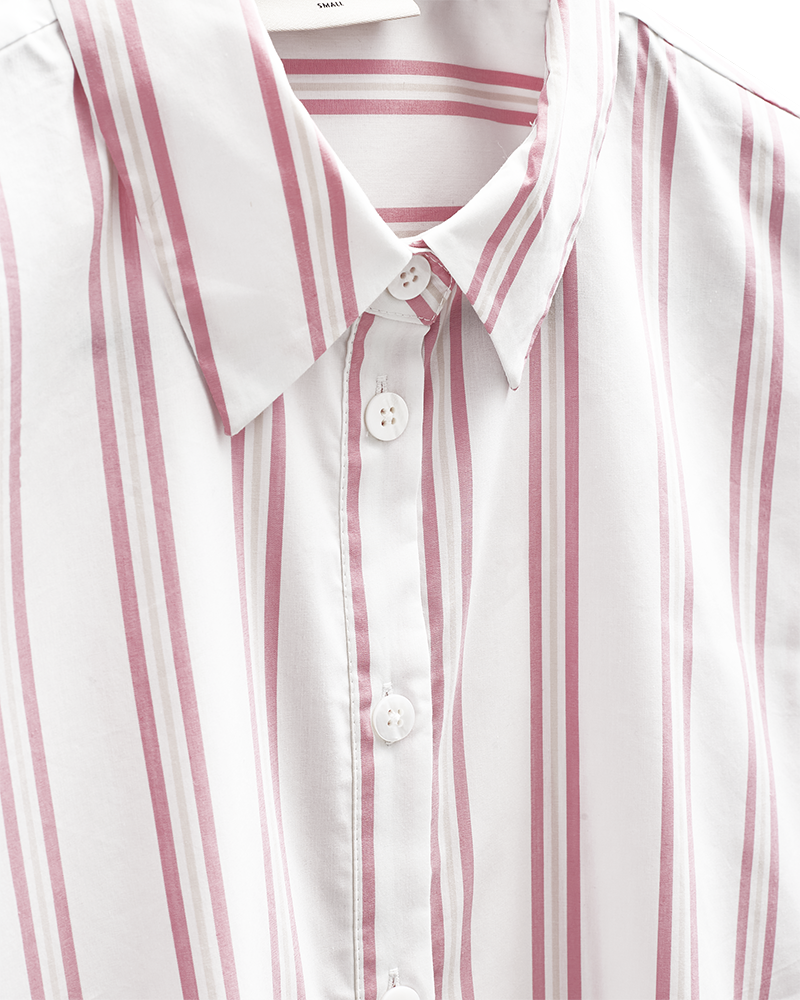 FQFINA-SHIRT – Star Off-White mit Wild Orchid