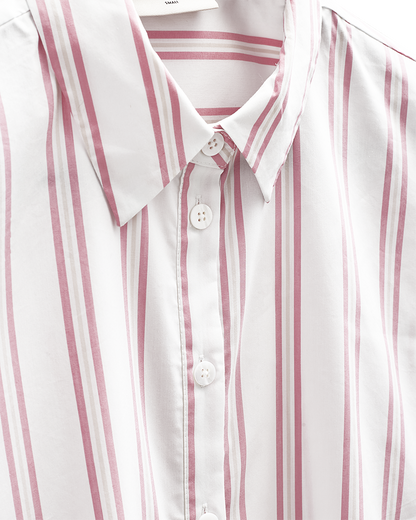 FQFINA-SHIRT – Star Off-White mit Wild Orchid