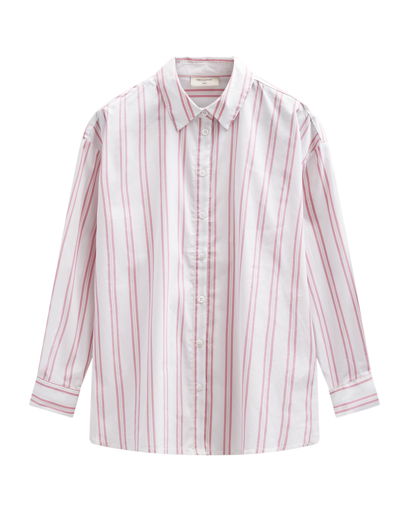 FQFINA-SHIRT – Star Off-White mit Wild Orchid