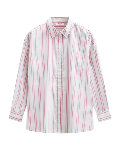 FQFINA-SHIRT – Star Off-White mit Wild Orchid