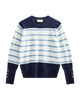 FQKATIE-PULLOVER - Navy Blazer m. Stern Off-white