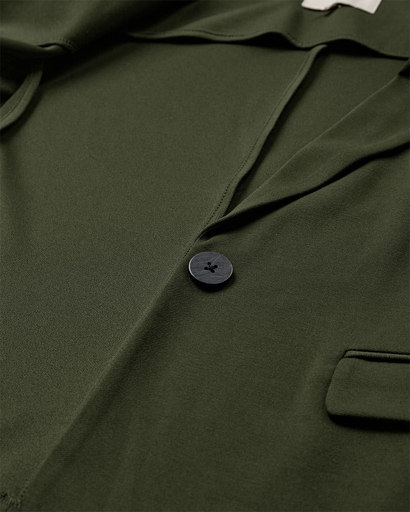 kort grøn blazer Freequent FQNANNI-JACKET Kombu Green