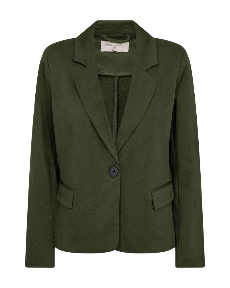 kort grøn blazer Freequent FQNANNI-JACKET Kombu Green