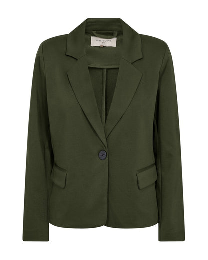 kort grøn blazer Freequent FQNANNI-JACKET Kombu Green