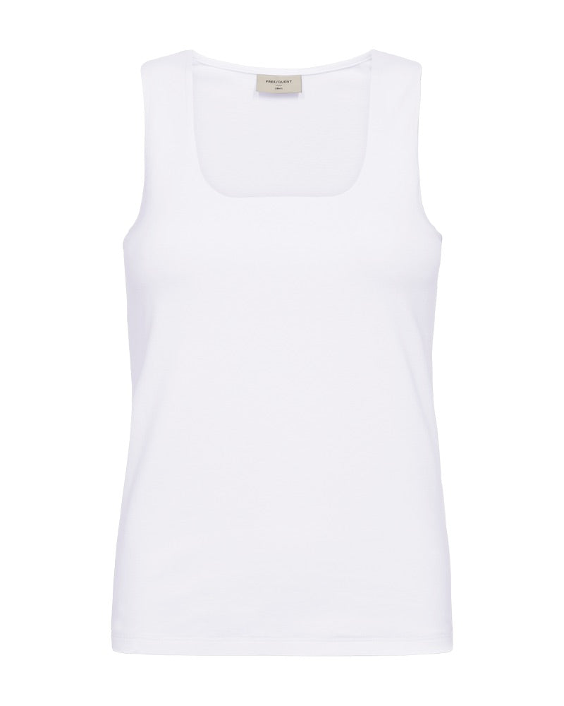 hvid tanktop Freequent FQNADINE-TOP Brilliant white