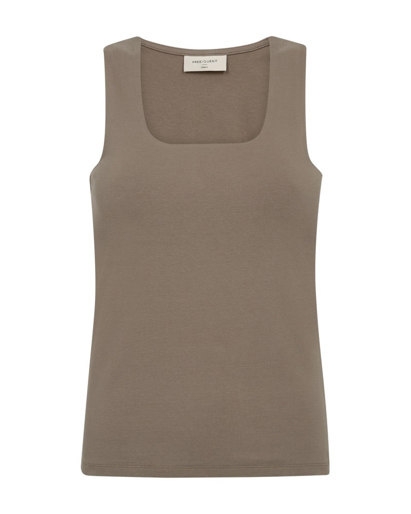 brun tanktop Freequent FQNADINE-TOP Morel