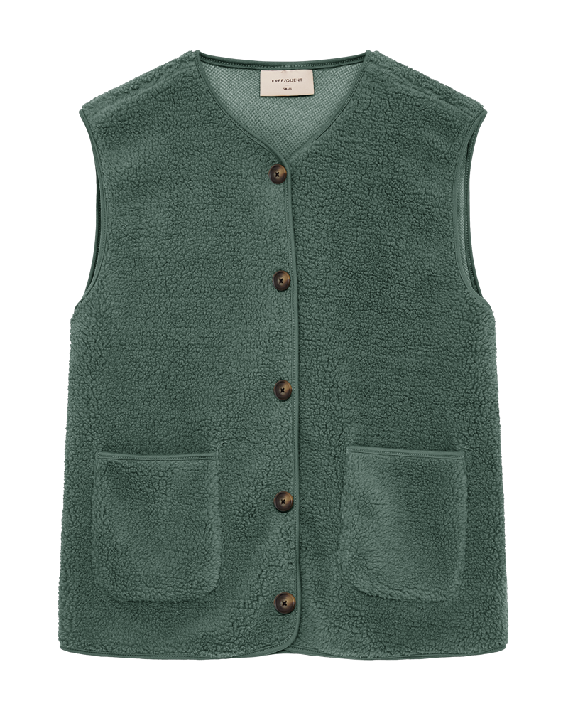 Freequent FQTEDDY-WAISTCOAT | Dark Forest