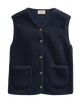 Freequent FQTEDDY-WAISTCOAT | Navy Blazer
