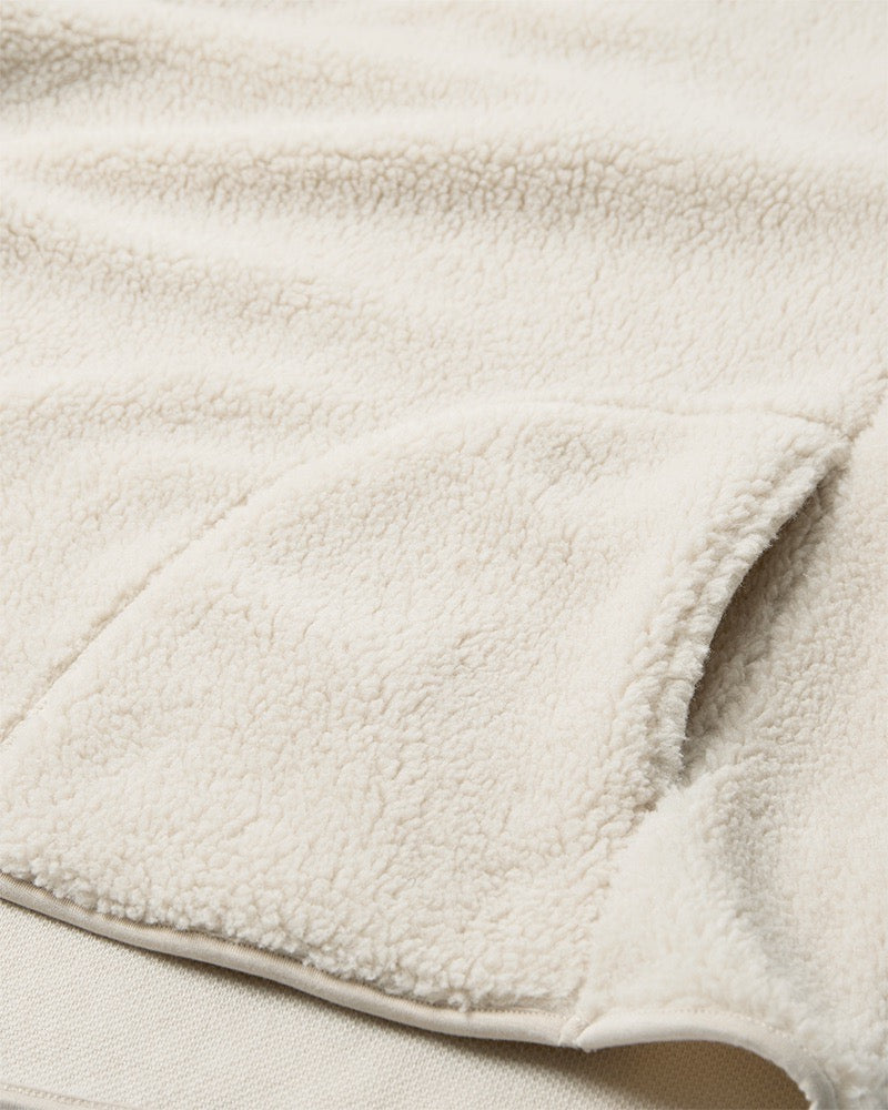 lys plys trøje i teddy kvalitet. Freequent FQTEDDY-PULLOVER Moonbeam