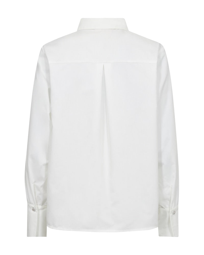 læg på ryggen af hvid skjorte Freequent FQFLYNN-SH Off-white