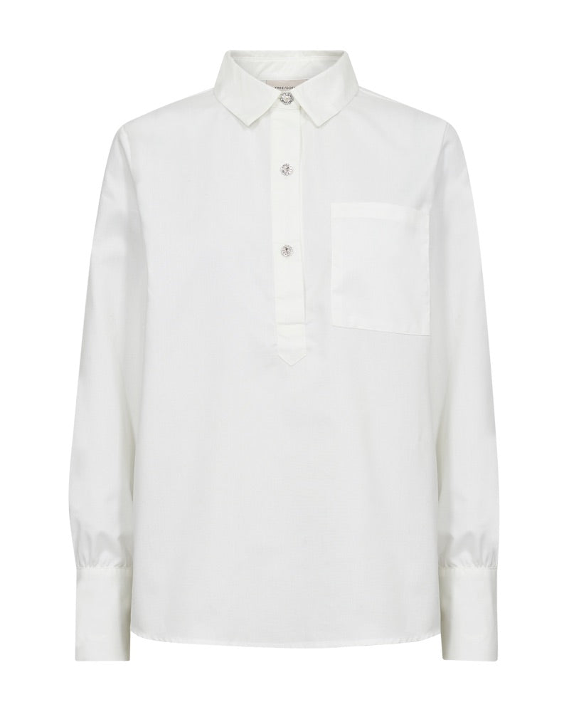 hvid skjorte Freequent FQFLYNN-SH Off-white