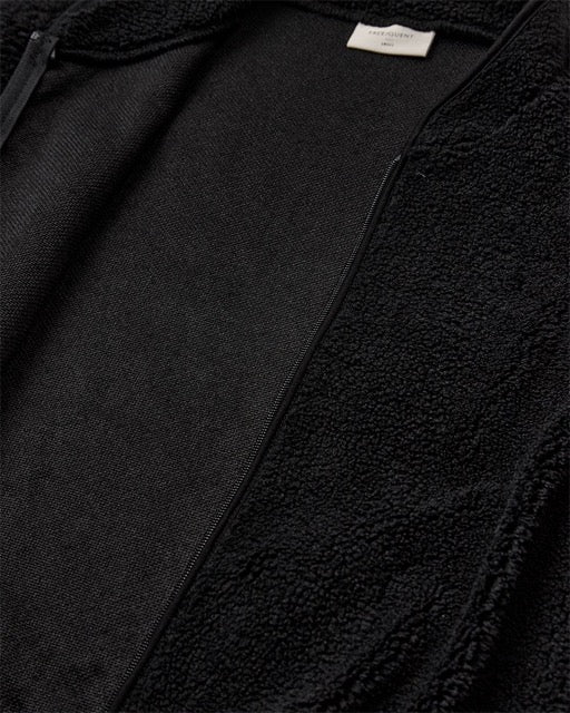 sort plys jakke i teddy kvalitet. Freequent FQTEDDY-JACKET | Black