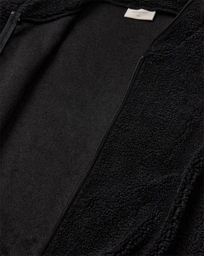 sort plys jakke i teddy kvalitet. Freequent FQTEDDY-JACKET | Black