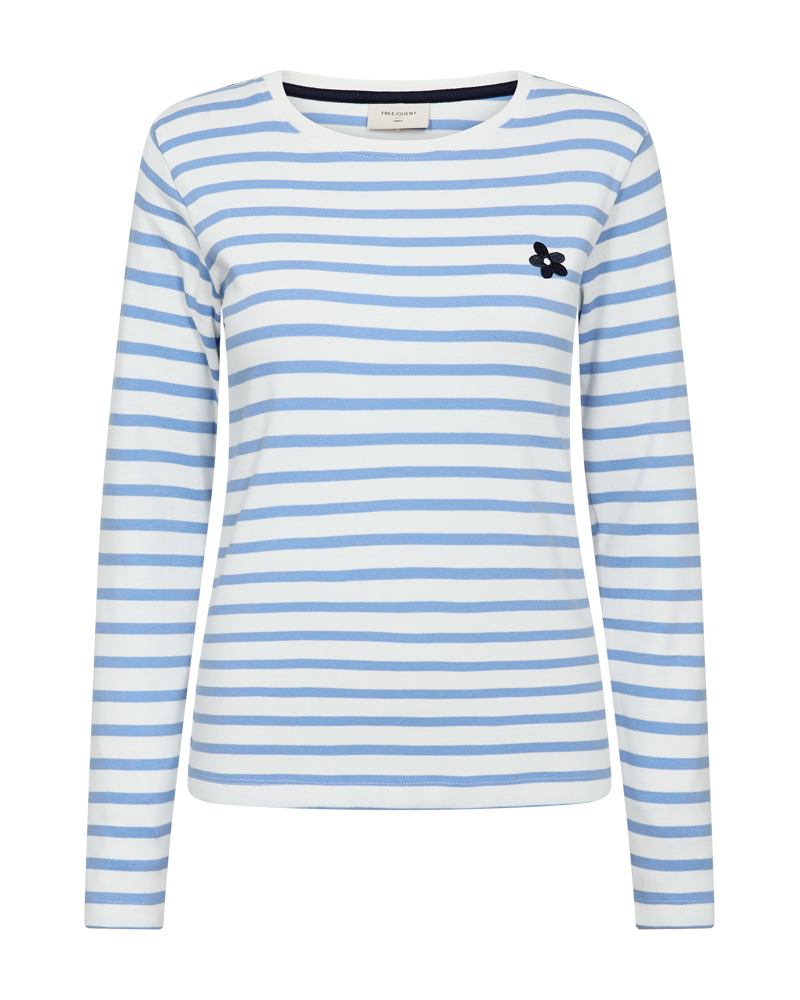 FQFAMILA-TEE - Star Off-White w. Vista Blue